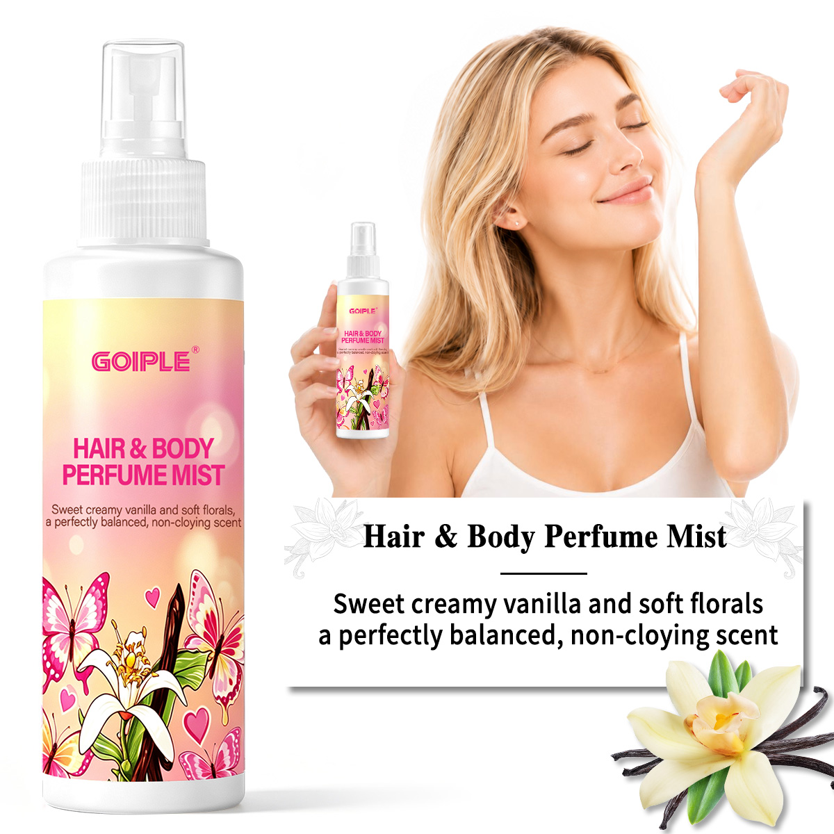 Perfume Aroma Fragrance - Profumo per Capelli e Corpo, Spray